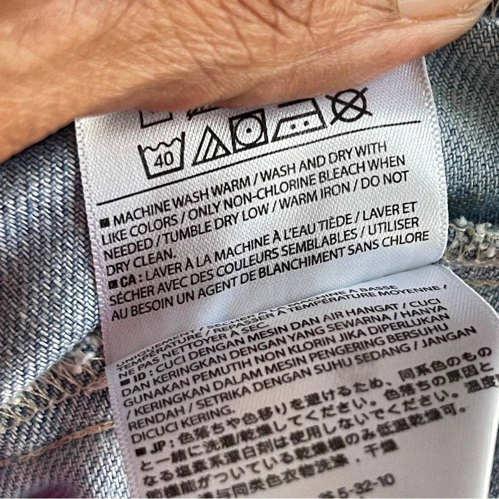 OLD NAVY | Blue Light Wash Sleeveless Denim Jean Jacket Sz S - Picture 10 of 10